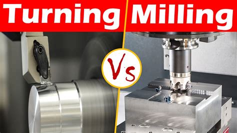 milling machine vs turning machine